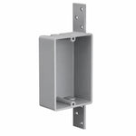 Malibu MapleBox™ P1GSB-8 Non-Metallic One-Gang Shallow Outlet Box with Side Bracket – New Work, 8 Cubic