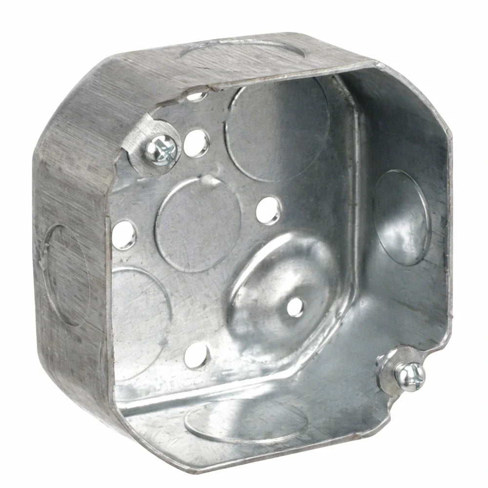 Malibu Atlas™ 4RDB-MKO 4O Octagon Electrical Box with MKO, 2-1/8" Deep