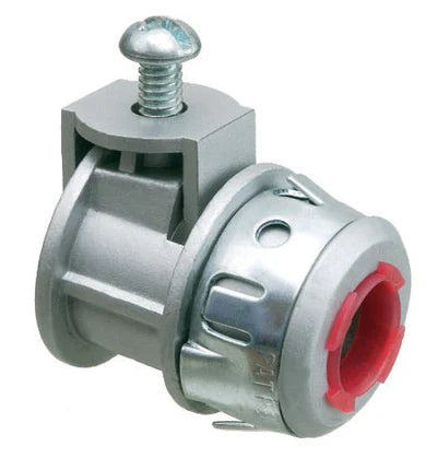Malibu Knecht™ MCS1S 3/8" Saddle-Type AC/MC Cable Connector with Insulated Throat