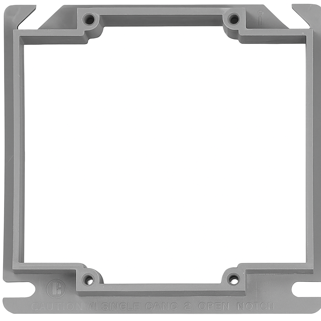 Malibu MapleBox™ P42C-50 Two-Gang 1/2" Raised Square Cover, 6.1 Cubic