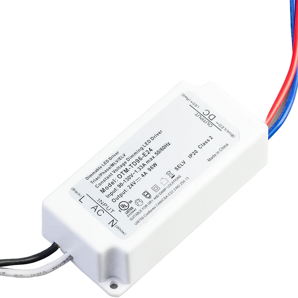 Malibu MT-96W-24V 24V 96W Class 2 TRIAC Dimmable LED Driver