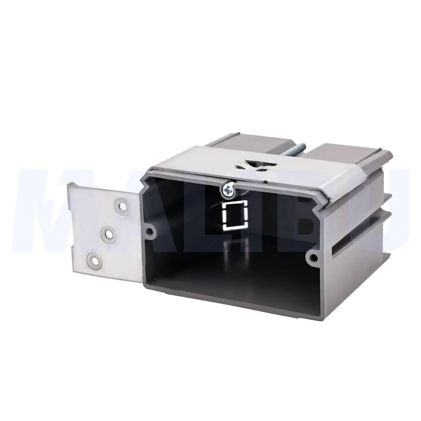 Malibu P1GADJ-H Non-Metallic One-Gang Adjustable Horizontal Wall Box - New Work, 21 Cubic