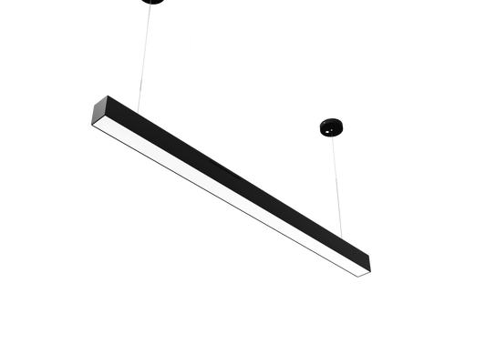 Malibu LightStream™ 8 ft. LED Linear Light - Selectable Wattage & Color, Suspended Up/Down Lighting (2-Pack, Black)