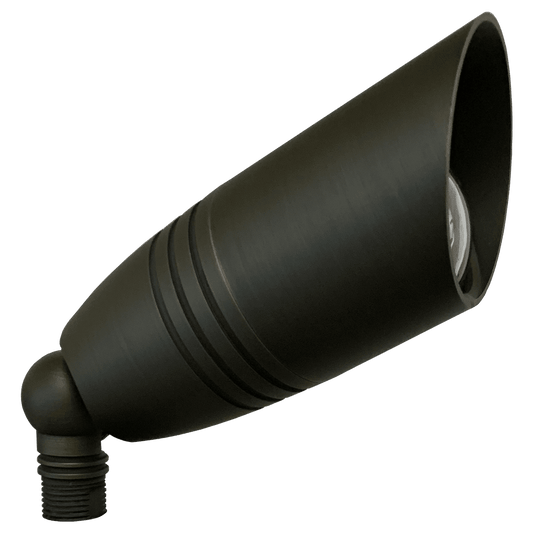 Cast Brass Architectural LED Spot Light - 5W, 3000K MR16 Lamp Included - Malibu