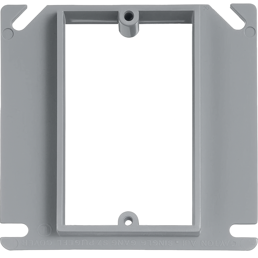 Malibu MapleBox™ P41C-58 One-Gang 5/8" Raised Square Cover, 4.2 Cubic