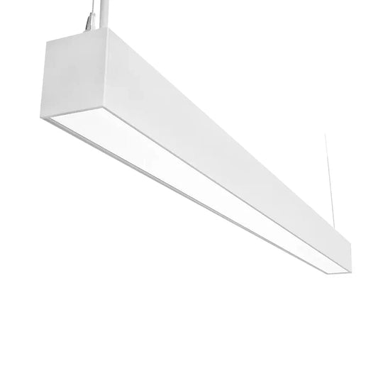 Malibu LightStream™ 8 ft. LED Linear Light - Selectable Wattage & Color, Suspended Up/Down Lighting (2 - Pack, White) - Malibu