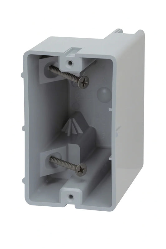 Malibu P1GSAB Non-Metallic One-Gang Adjustable Depth Device Box, New Work 22 Cubic