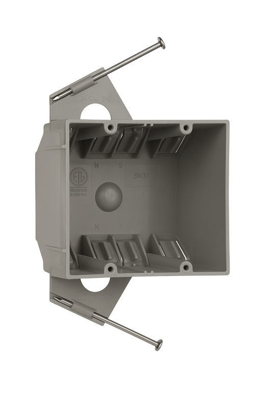 Malibu MapleBox™ P4SN-32 4" Square Switch Box – New Work, 32 Cubic