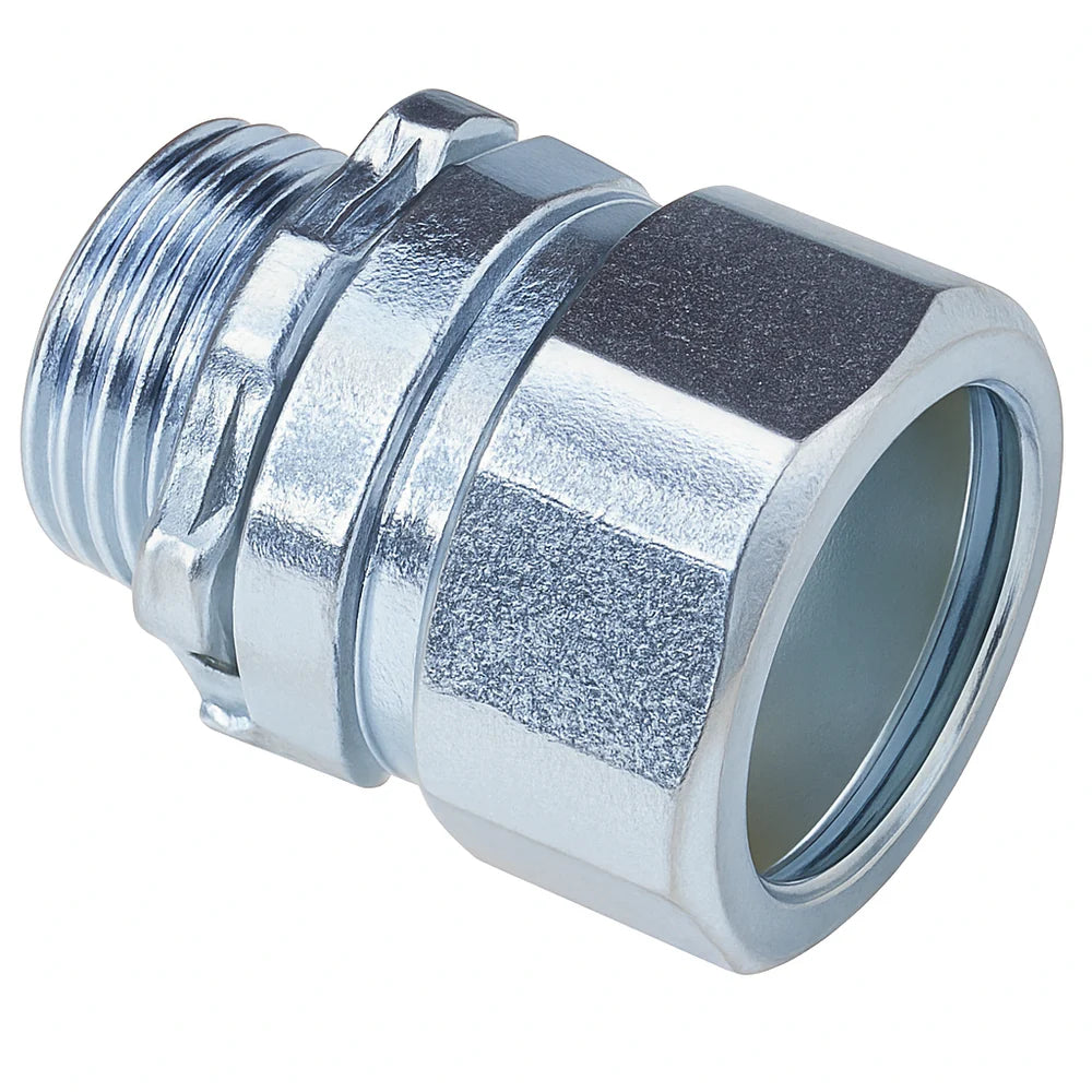 Malibu Knecht™ Steel Rigid Threadless Compression Connector – 1/2