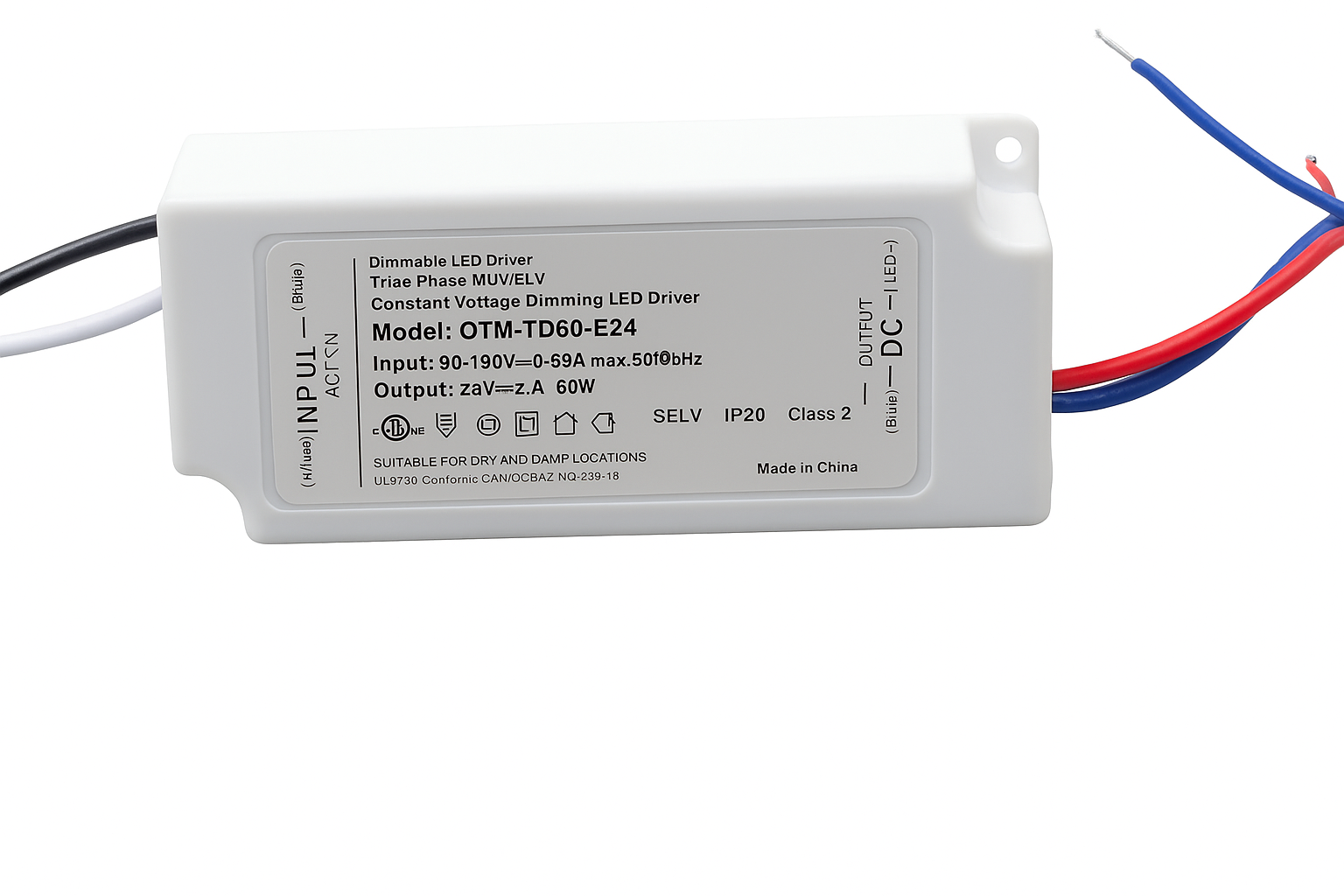 Malibu Stardust™ MT-60W-24V 24V 60W TRIAC Dimmable LED Driver