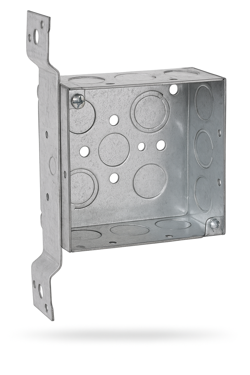Malibu 4SDB-MKO-FB 4" 4S Deep Welded Square Box with Offset Bracket