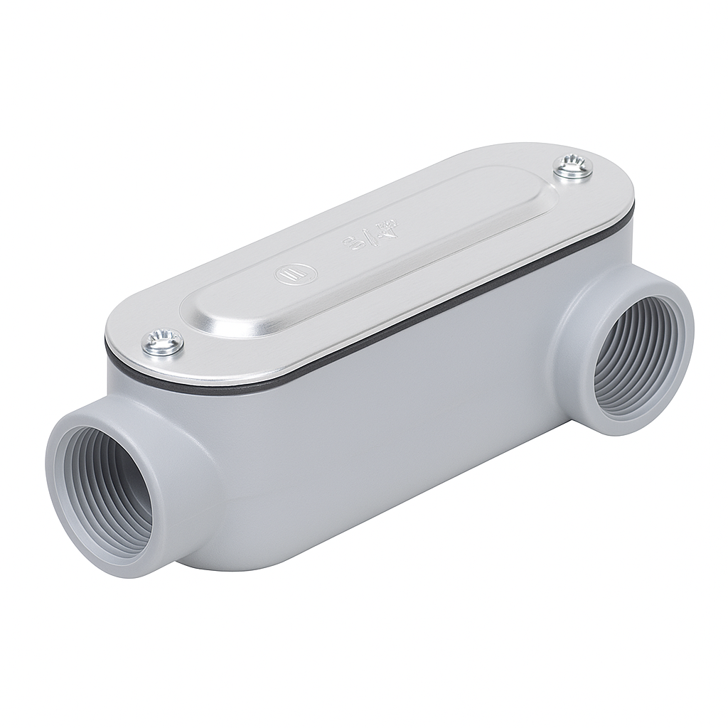 Malibu Knecht™ LL Threaded Conduit Body with Cover & Gasket – 1/2" to 2"