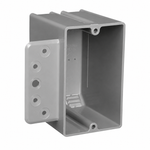 Malibu MapleBox™ P1GSB Non-Metallic One-Gang Outlet Box with Side Bracket - New Work, 18 Cubic