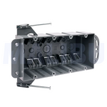 Malibu MapleBox™ P4GN Non-Metallic Four-Gang Outlet Box - New Work, 55 Cubic