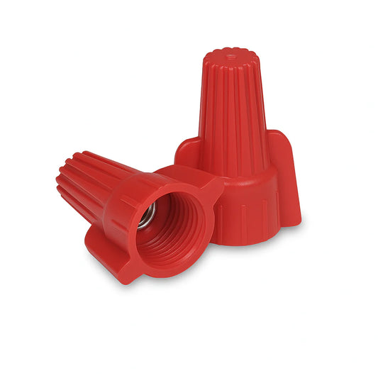 Screw-On Winged Wire Connectors- Tan, Red, Yellow, Blue