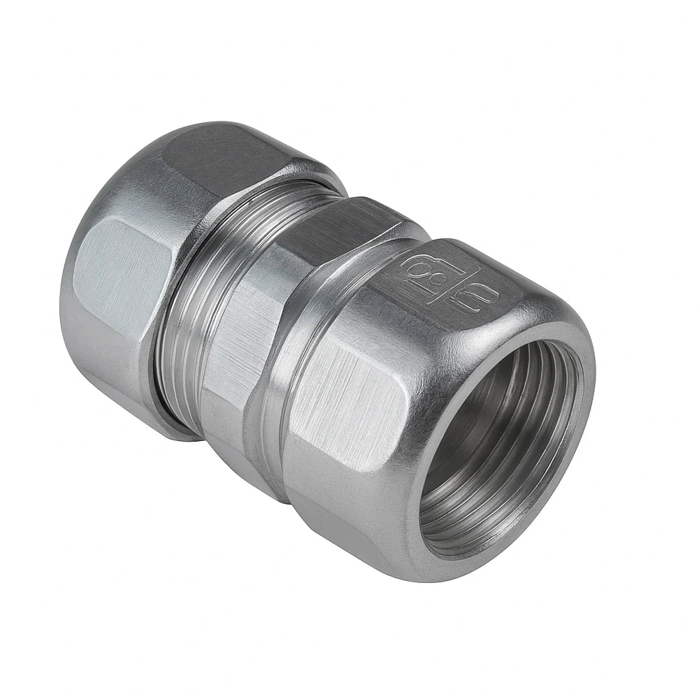 Malibu Knecht™ Steel Rigid Threadless Compression Coupling – 1/2