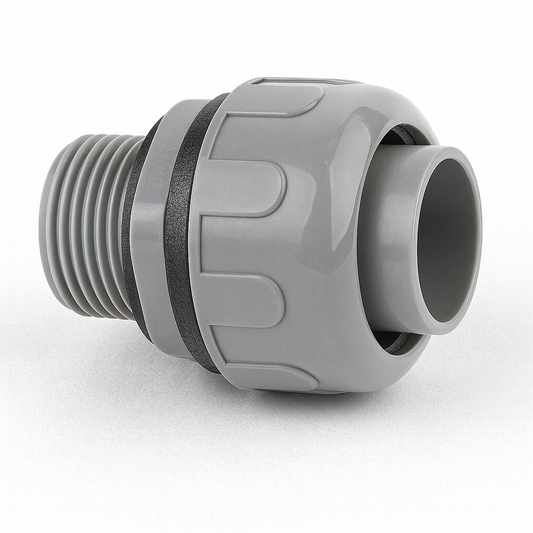 Malibu NMLT Non-Metallic Liquid Tight Straight Connector - 1/2" to 2"