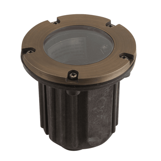 Cast Brass Architectural LED Well Light - 5W, 3000K MR16 Lamp Included - Malibu
