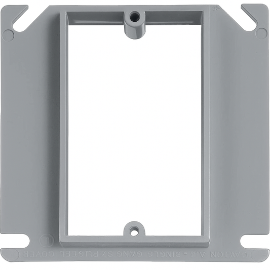 Malibu MapleBox™ P41C-50 One-Gang 1/2" Raised Square Cover, 3.5 Cubic