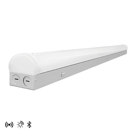 Malibu SkyStrip™ 4 ft 40W/35W/30W Selectable Wattage and Color CCT LED Linear Strip Light - Sensors Ready (9 - pack) - Malibu